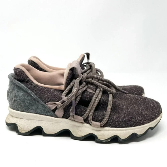 Sorel Kinetic  Lace Gradient Sneaker Runner Purple Sage Sz 7 - Picture 8 of 13